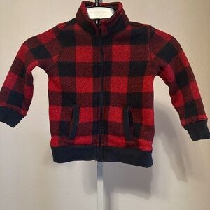 Osh Kosh Bgosh toddler Red and black jacket